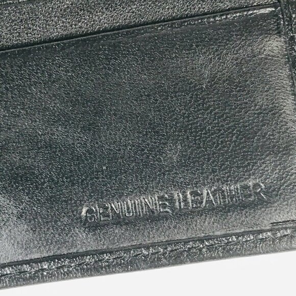 Black Genuine Leather Mens Wallet - Picture 4 of 5